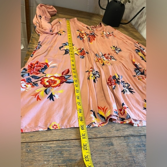 Old Navy Blush Floral Boho Blouse – Size XXL - Picture 6 of 11